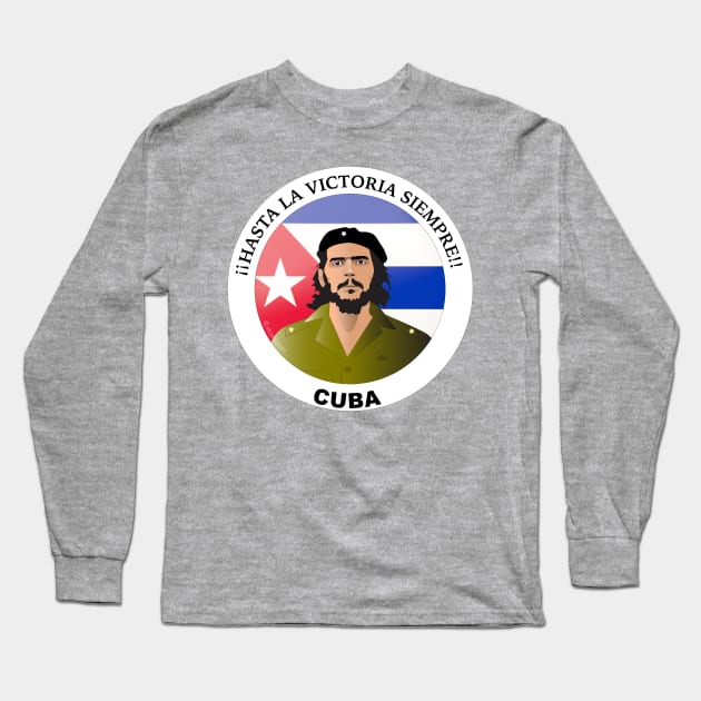 Che Guevara stickers magnets pin buttons Long Sleeve T-Shirt by Elcaiman7